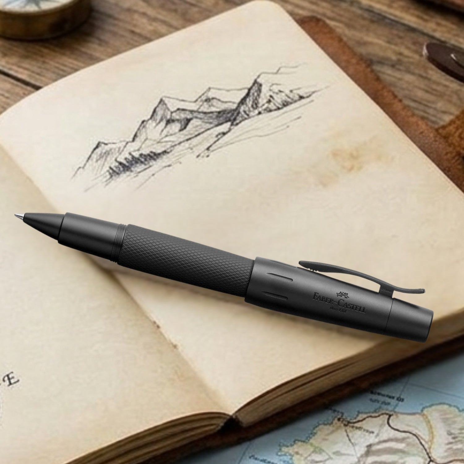 Faber-Castell Emotion Pure Black Roller Ball Pen 148625