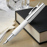 Faber-Castell Emotion Rhombus White Fountain Pen