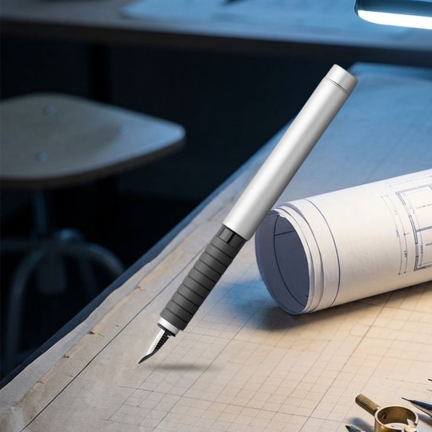 Faber-Castell Essentio Metal Matt Fountain Pen