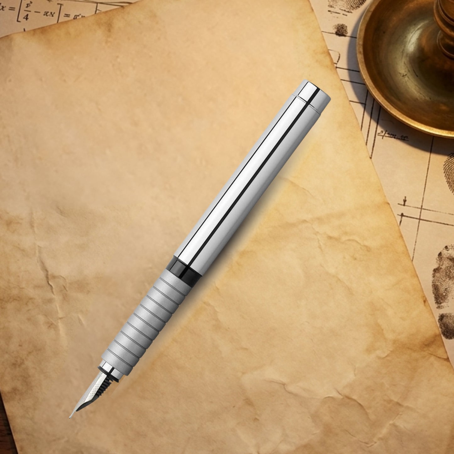 Faber-Castell Essentio Metal Polished Fountain Pen