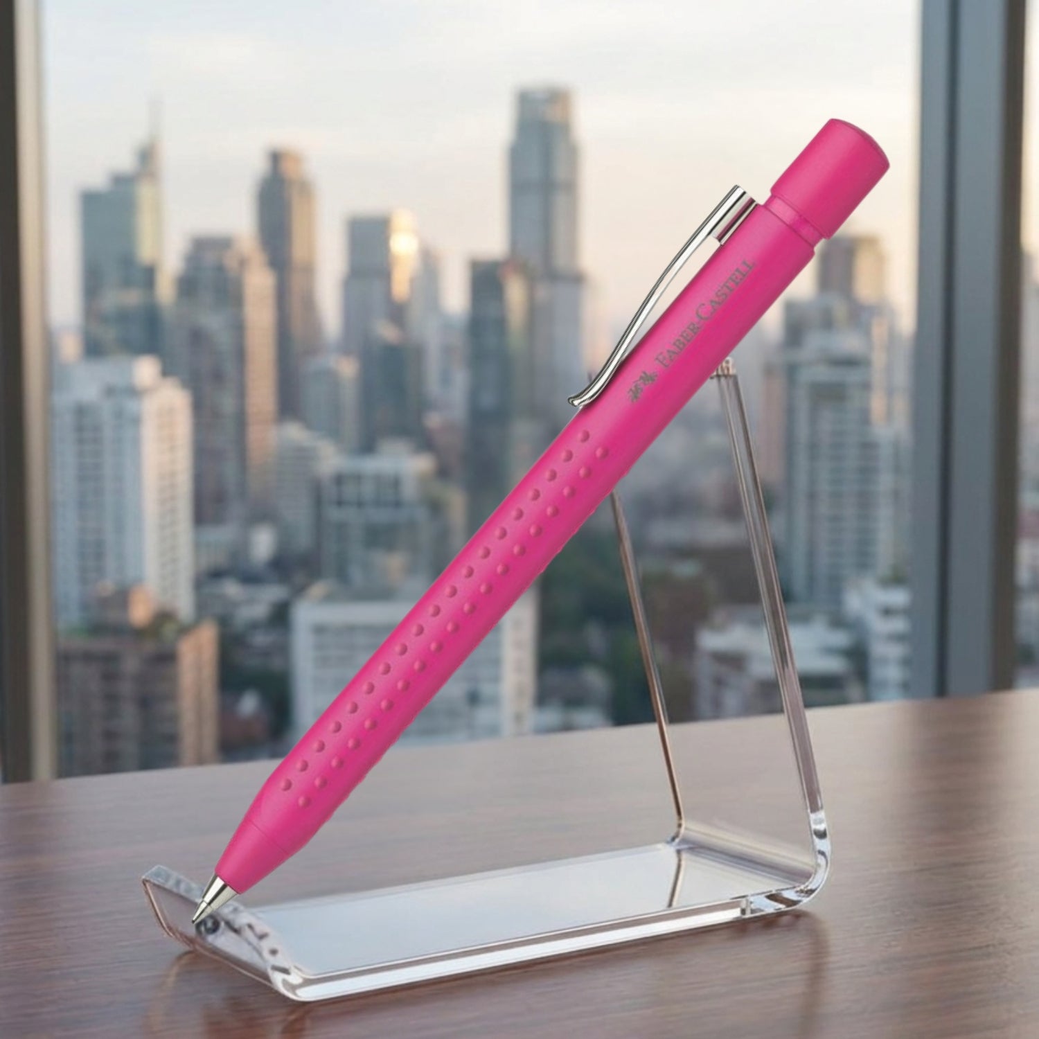 Faber-Castell Grip 2011 Pink Ball Pen 144128