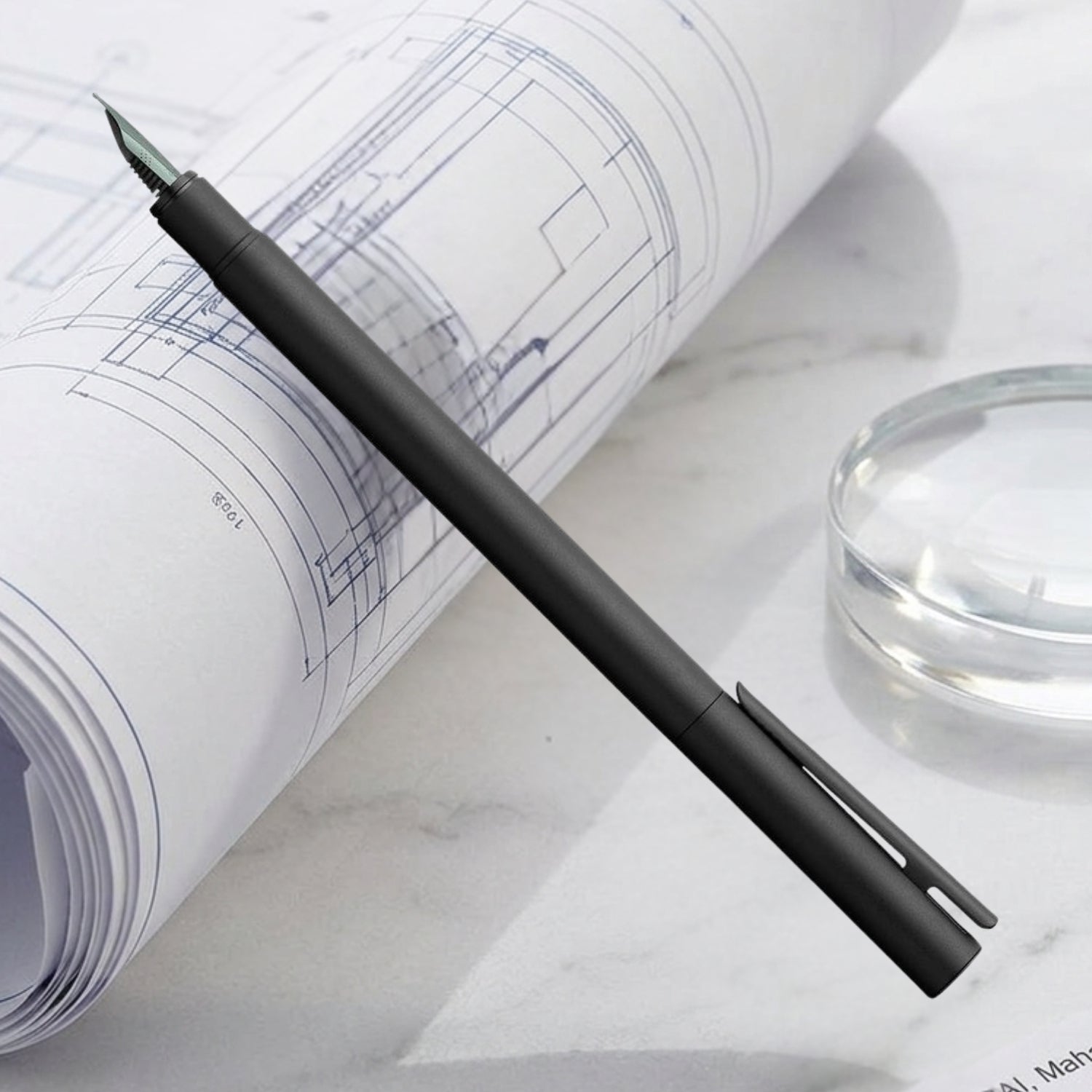 Faber-Castell Neo Slim Metal Black Fountain Pen