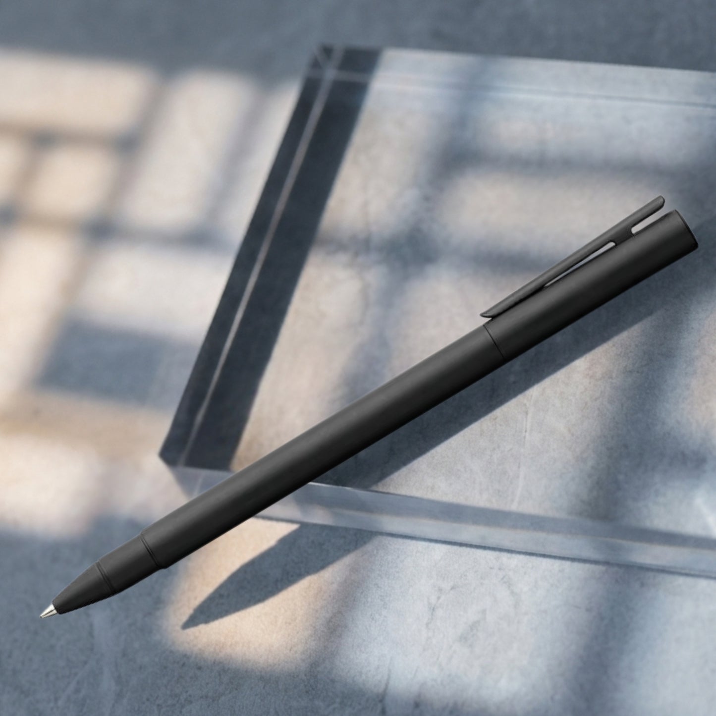 Faber-Castell Neo Slim Metal Black Roller Ball Pen 342304
