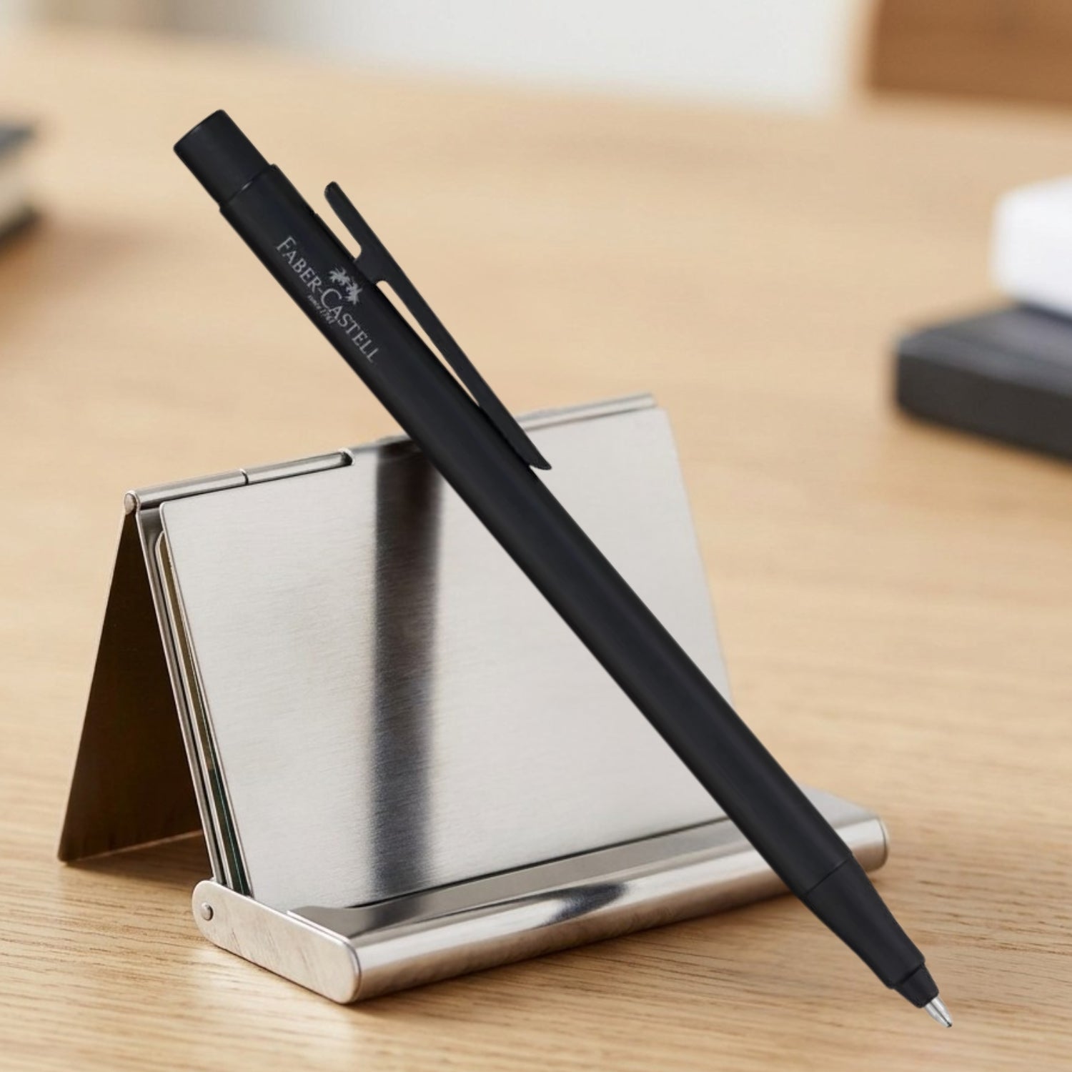 Faber-Castell Neo Slim Metal Black Stylus Ball Pen 342310