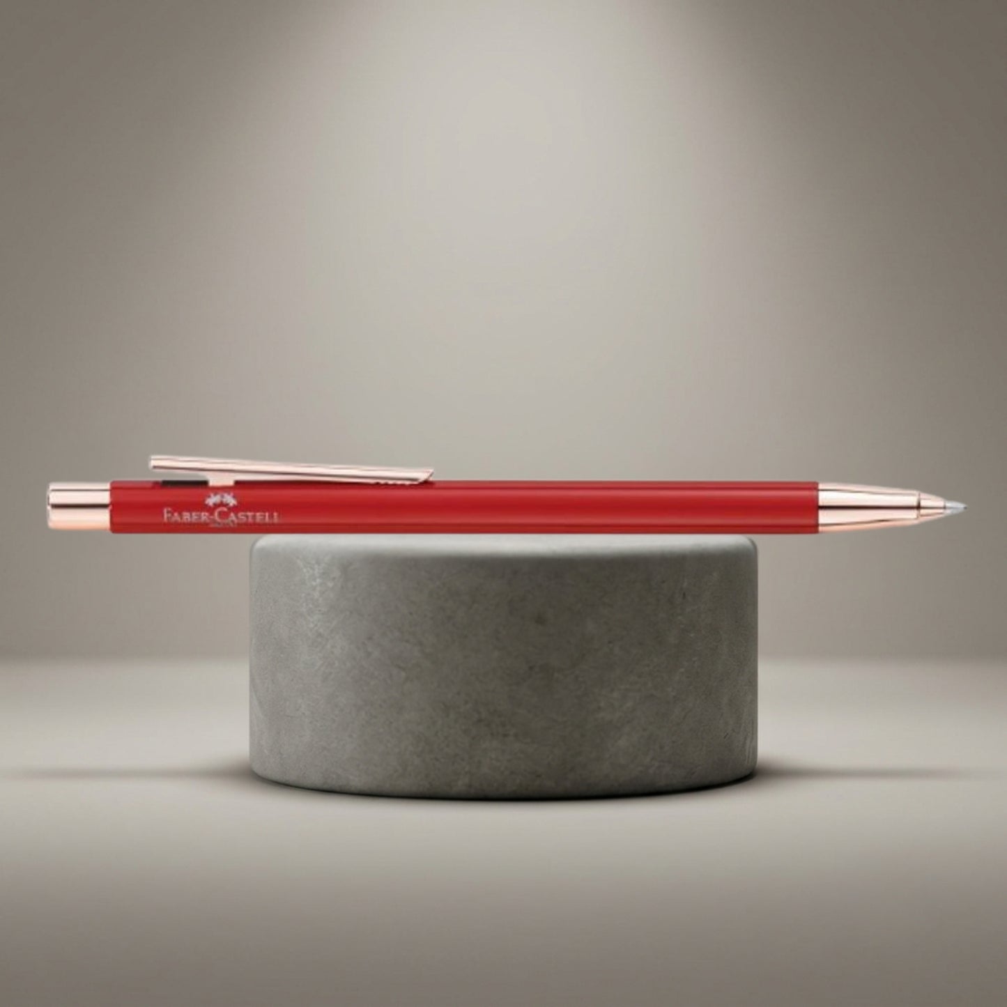 Faber-Castell Neo Slim Oriental Red Rose Gold Stylus Ball Pen 342710