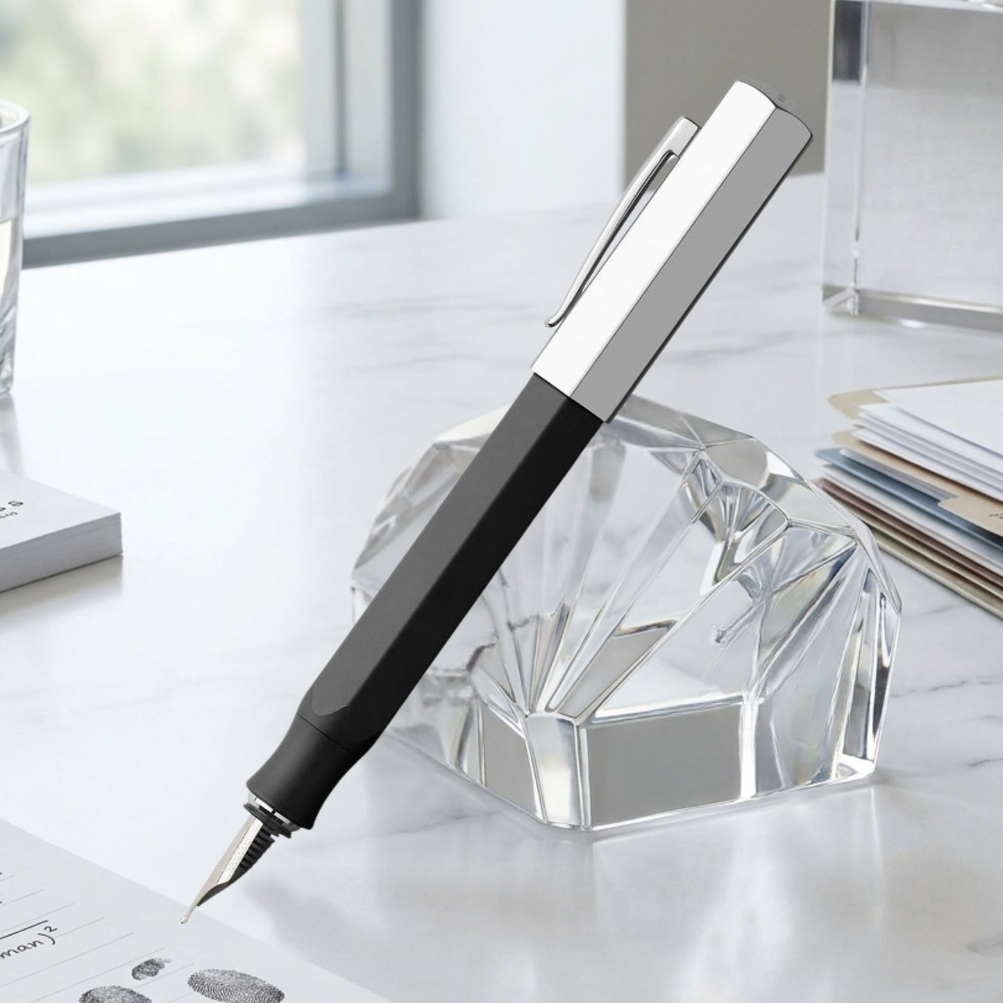 Faber-Castell Ondoro Graphite Black Fountain Pen