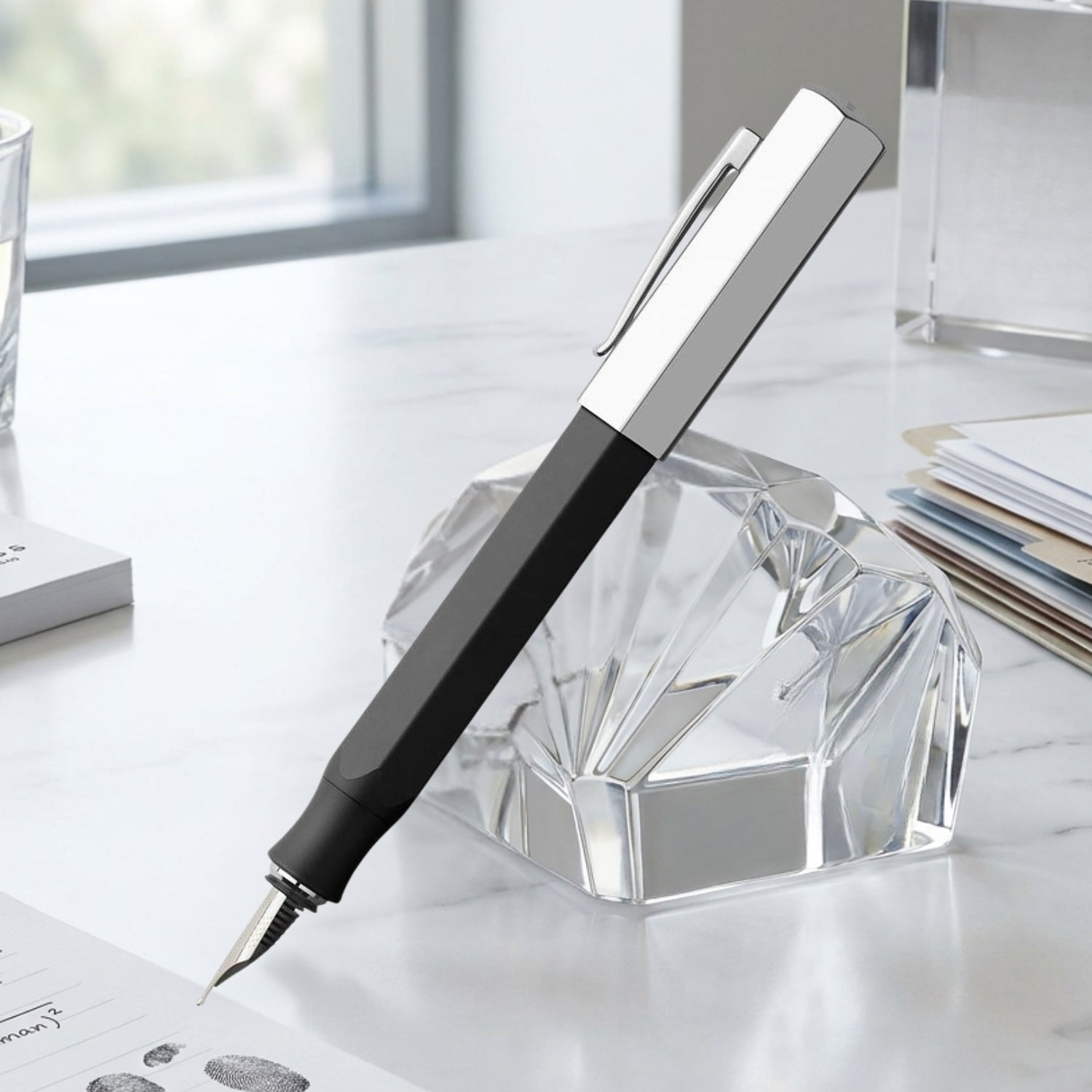 Faber-Castell Ondoro Graphite Black Fountain Pen