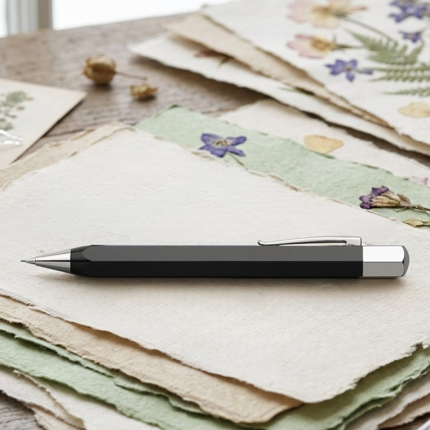 Faber-Castell Ondoro Precious Resin Black Mechanical Pencil 137500
