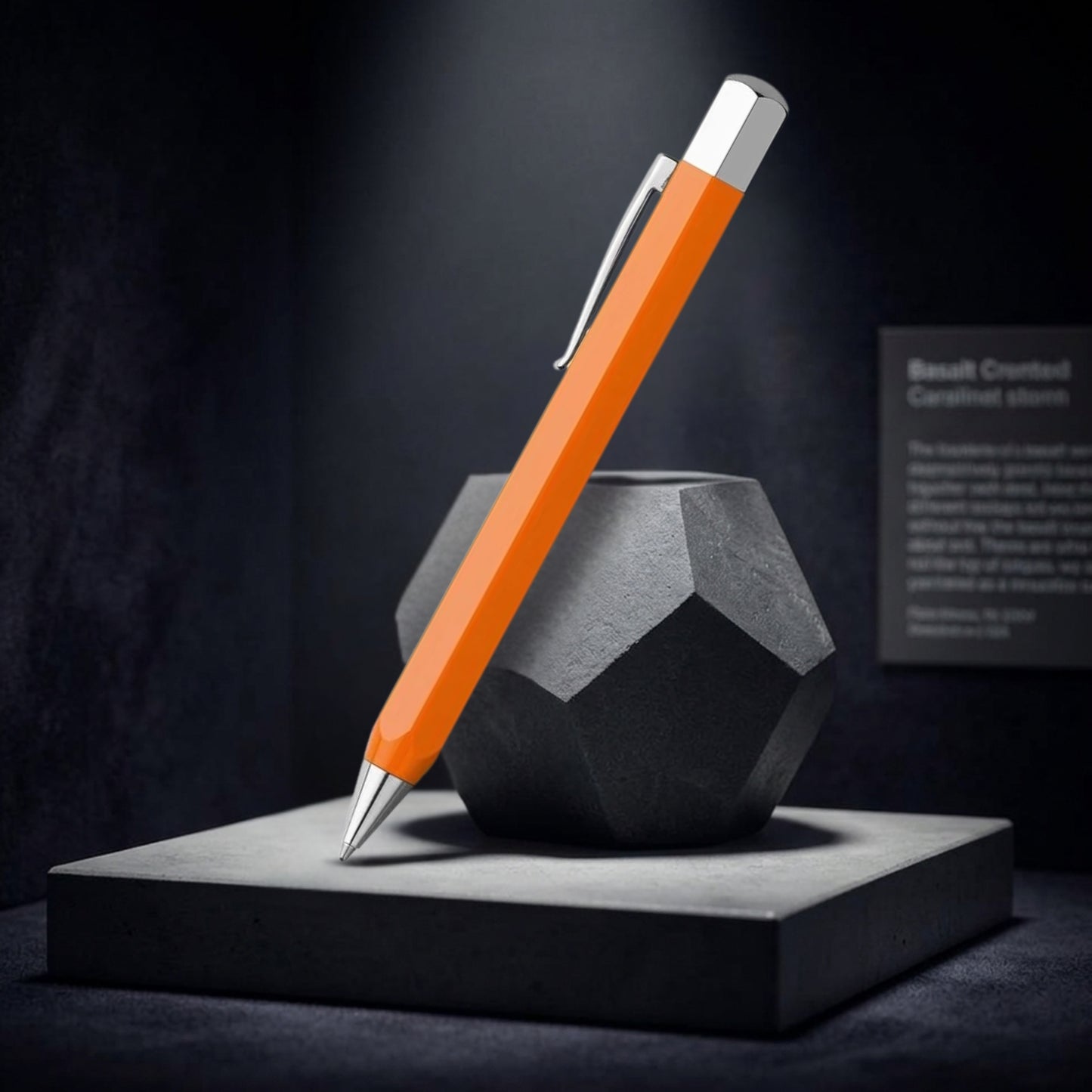 Faber-Castell Ondoro Precious Resin Orange Ball Pen 147502