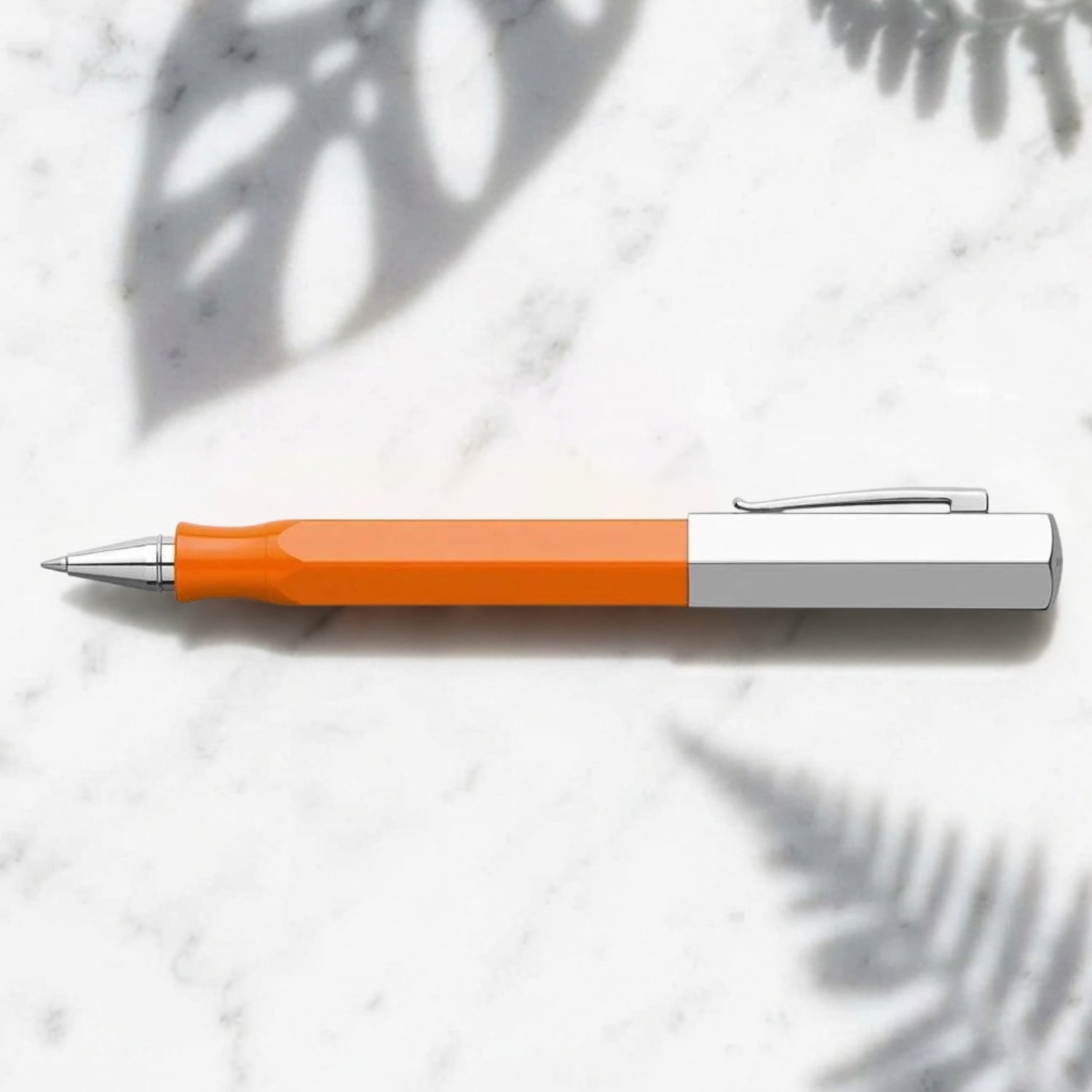 Faber-Castell Ondoro Precious Resin Orange Roller Ball Pen 147512