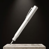 Faber-Castell Ondoro Precious Resin White Fountain Pen
