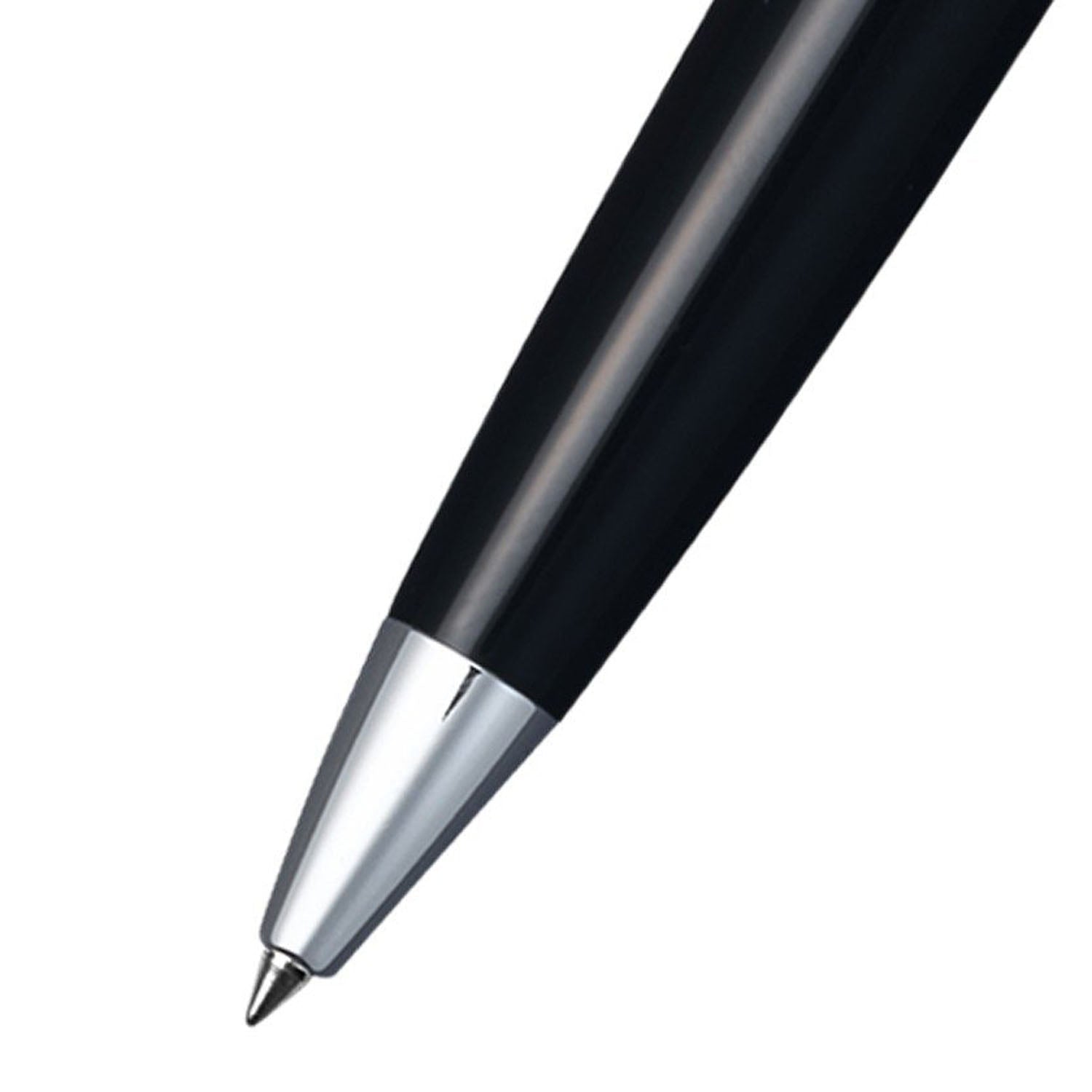 Sheaffer 300 Glossy Black CT Ballpoint Pen + Credit Card Holder Gift Set G9312