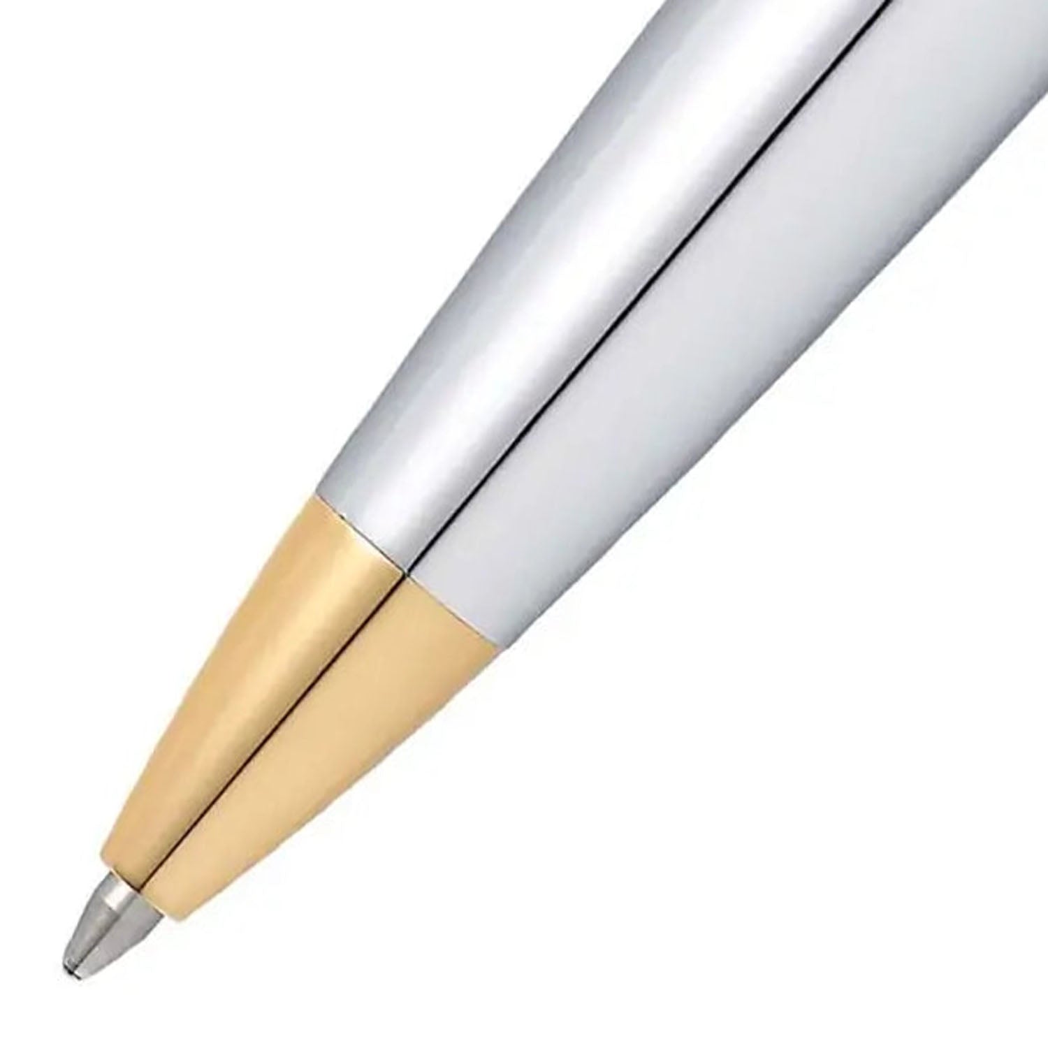 Sheaffer 300 Bright Chrome GT Ballpoint Pen + Table Clock Gift Set G9342