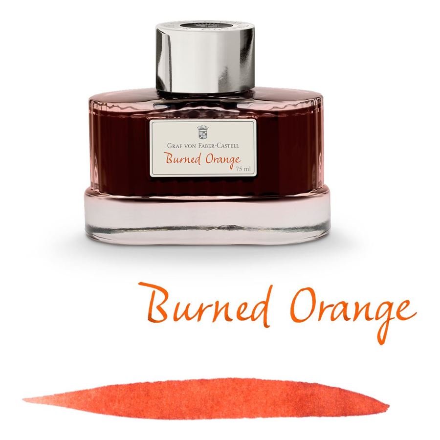 Graf von Faber-Castell Ink Bottle (Burned Orange - 75 ML) 141011