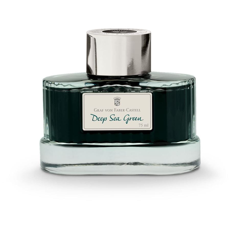 Graf von Faber-Castell Ink Bottle (Deep Sea Green - 75 ML) 141008