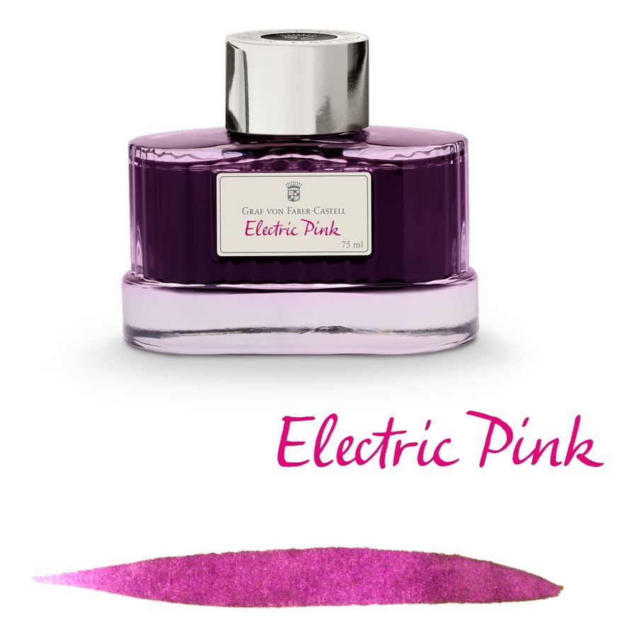 Graf von Faber-Castell Ink Bottle (Electric Pink - 75 ML) 141014