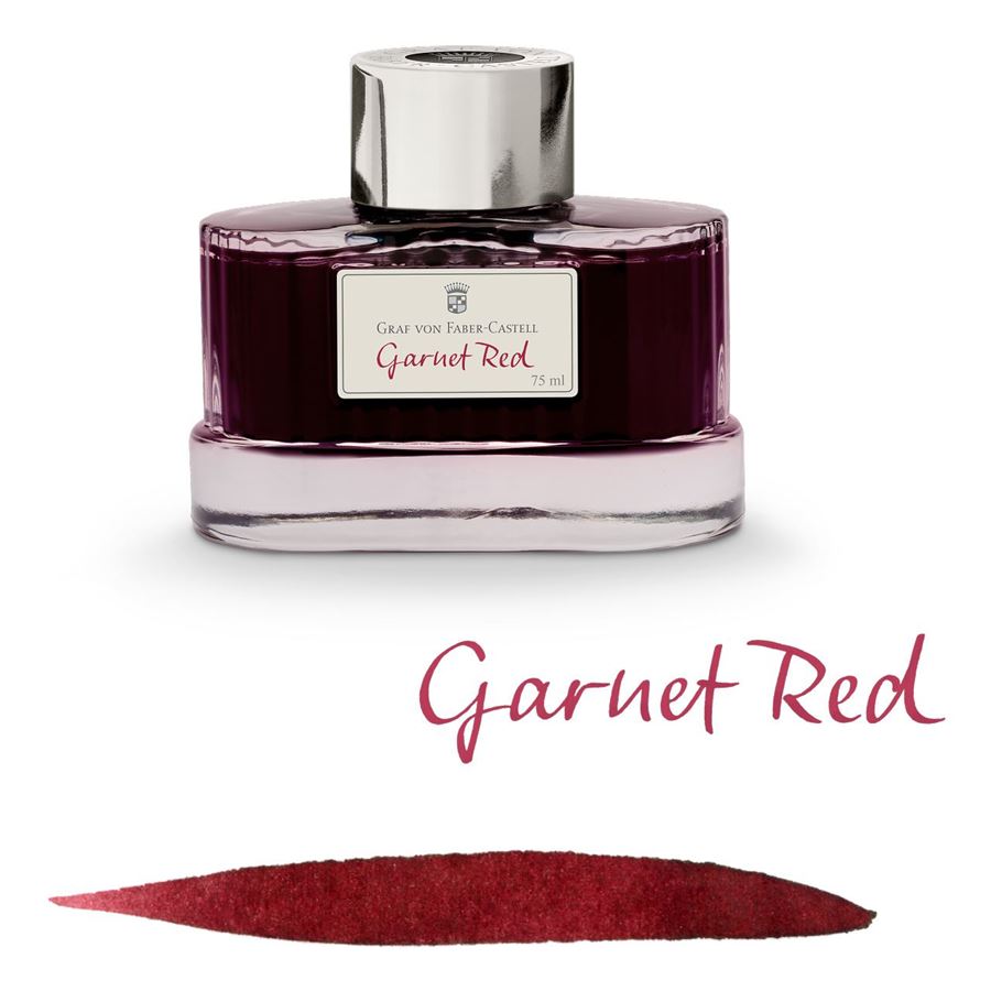 Graf von Faber-Castell Ink Bottle (Garnet Red - 75 ML) 141005