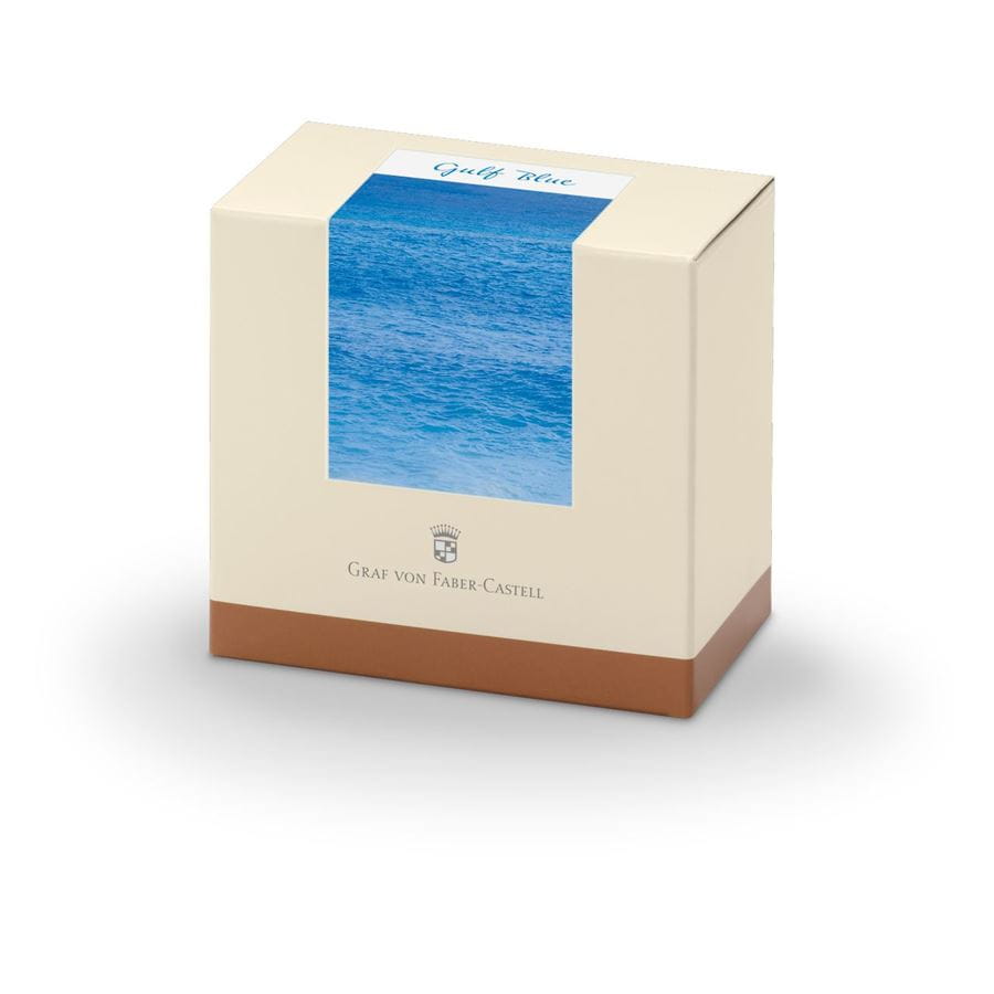 Graf von Faber-Castell Ink Bottle (Gulf Blue - 75 ML) 141018