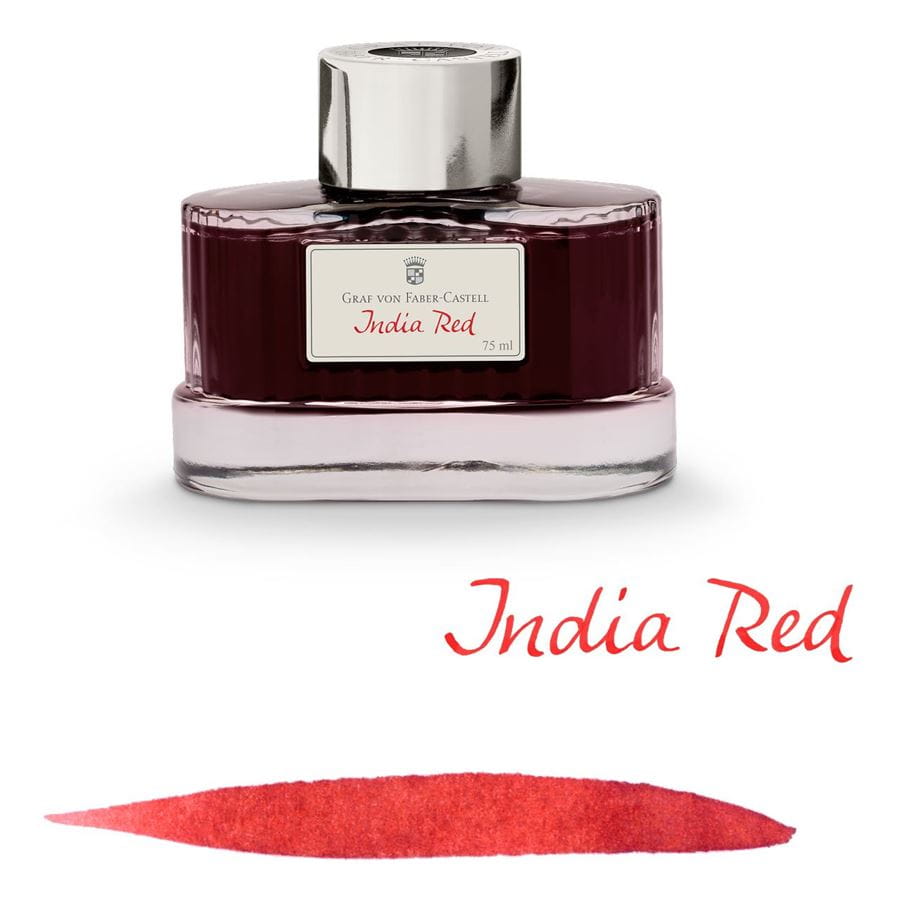 Graf von Faber-Castell Ink Bottle (India Red - 75 ML) 141019