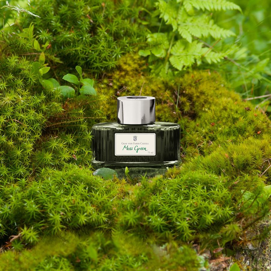 Graf von Faber-Castell Ink Bottle (Moss Green 75 ML) 141004