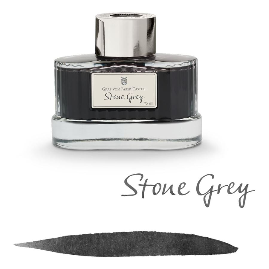 Graf von Faber-Castell Ink Bottle (Stone Grey - 75 ML) 141003