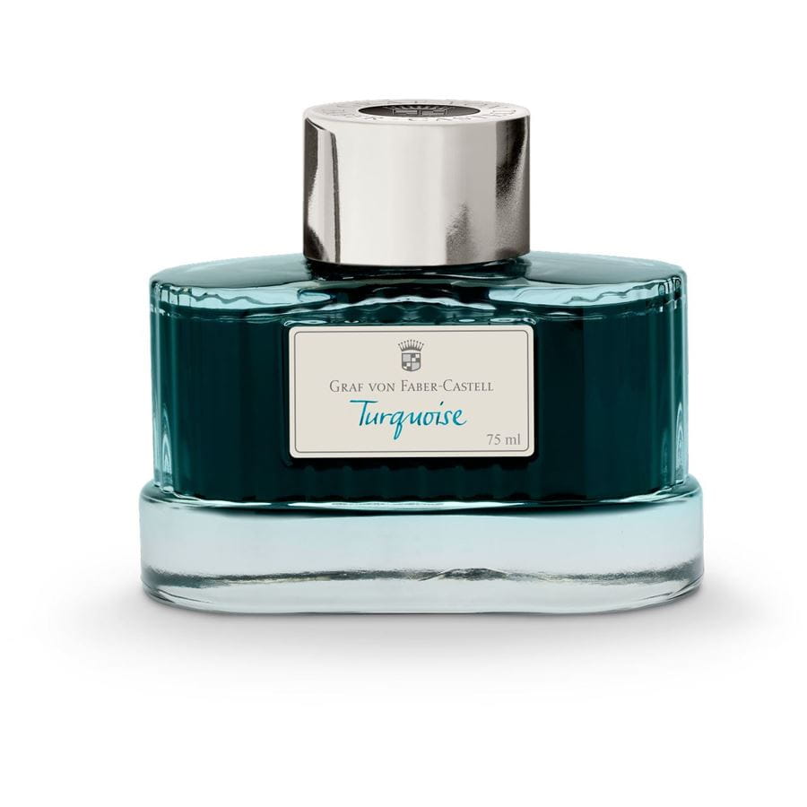 Graf von Faber-Castell Ink Bottle (Turquoise - 75 ML) 141010