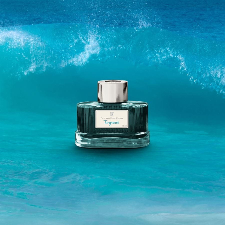 Graf von Faber-Castell Ink Bottle (Turquoise 75 ML) 141010