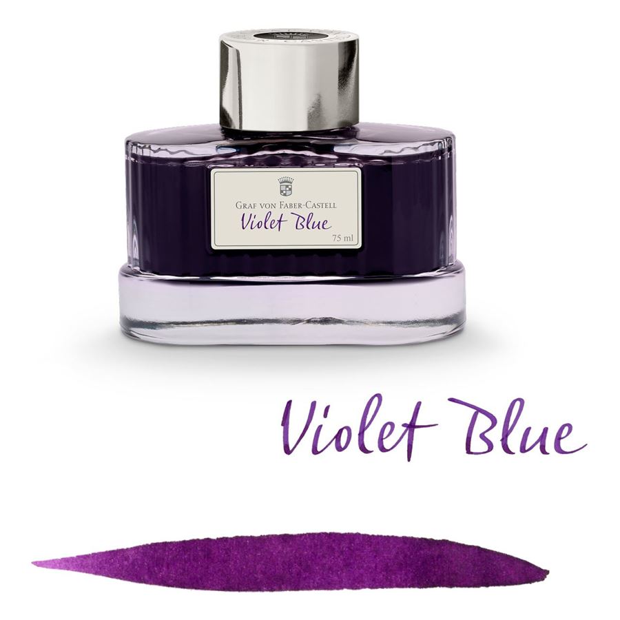 Graf von Faber-Castell Ink Bottle (Violet Blue - 75 ML) 141006