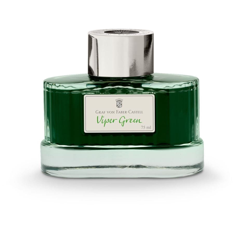 Graf von Faber-Castell Ink Bottle (Viper Green - 75 ML) 141017