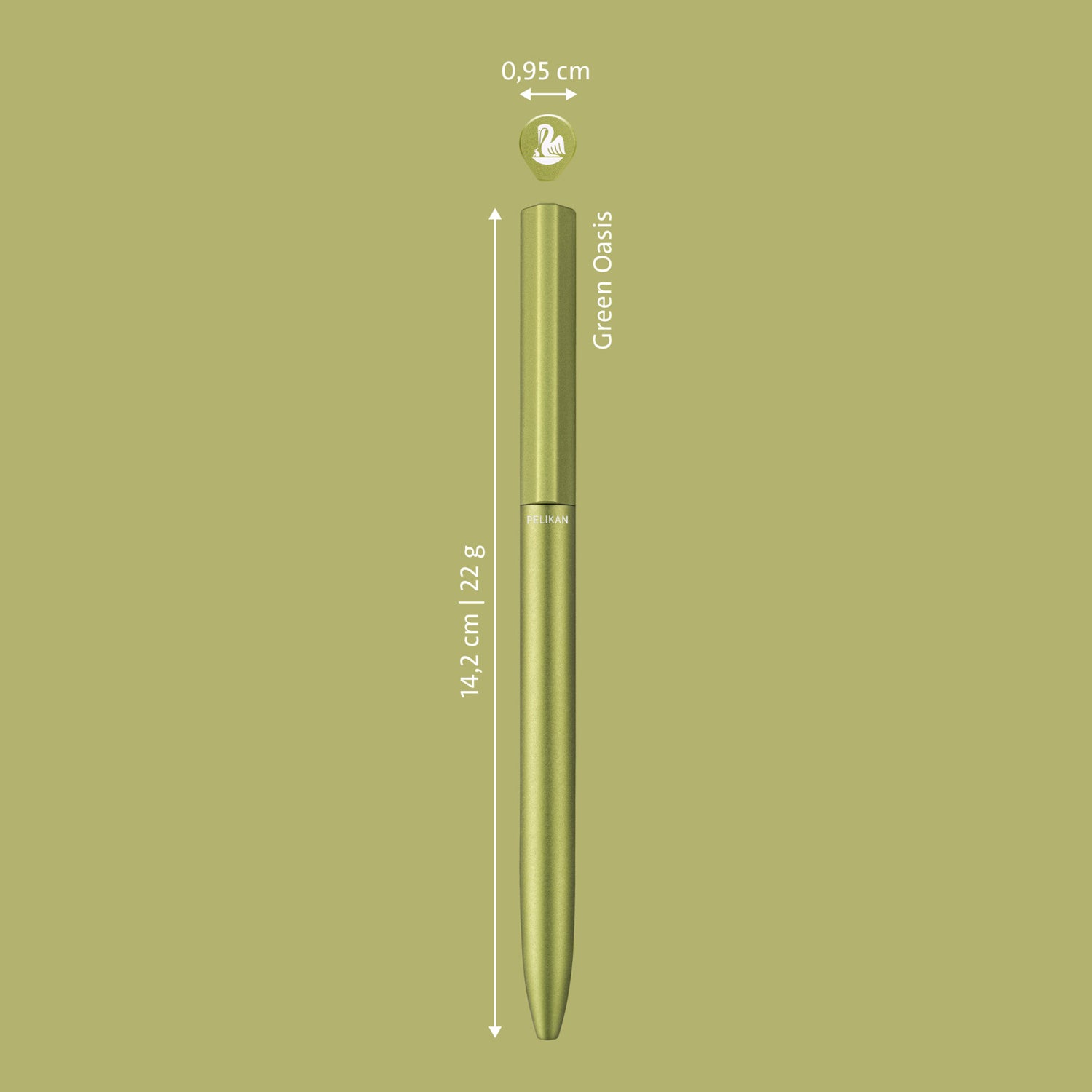 Pelikan Ineo K6 Green Oasis Ballpoint Pen 822442