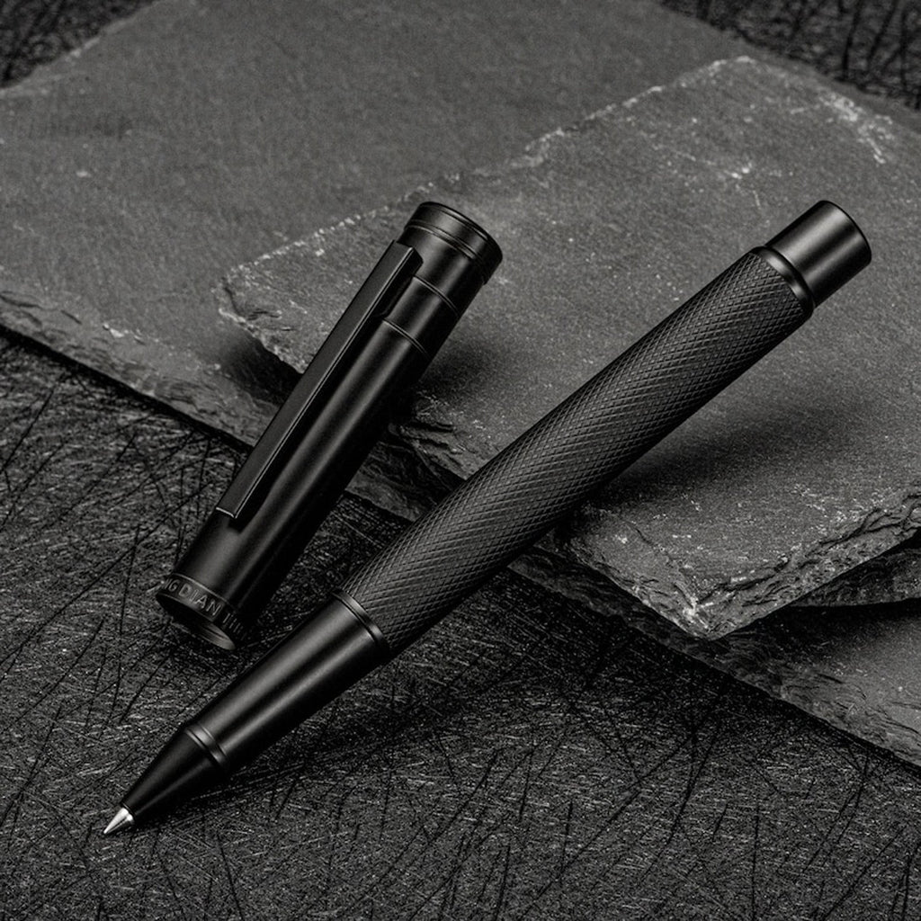 Hongdian 1850 Black PVD Roller Ball Pen 185001R