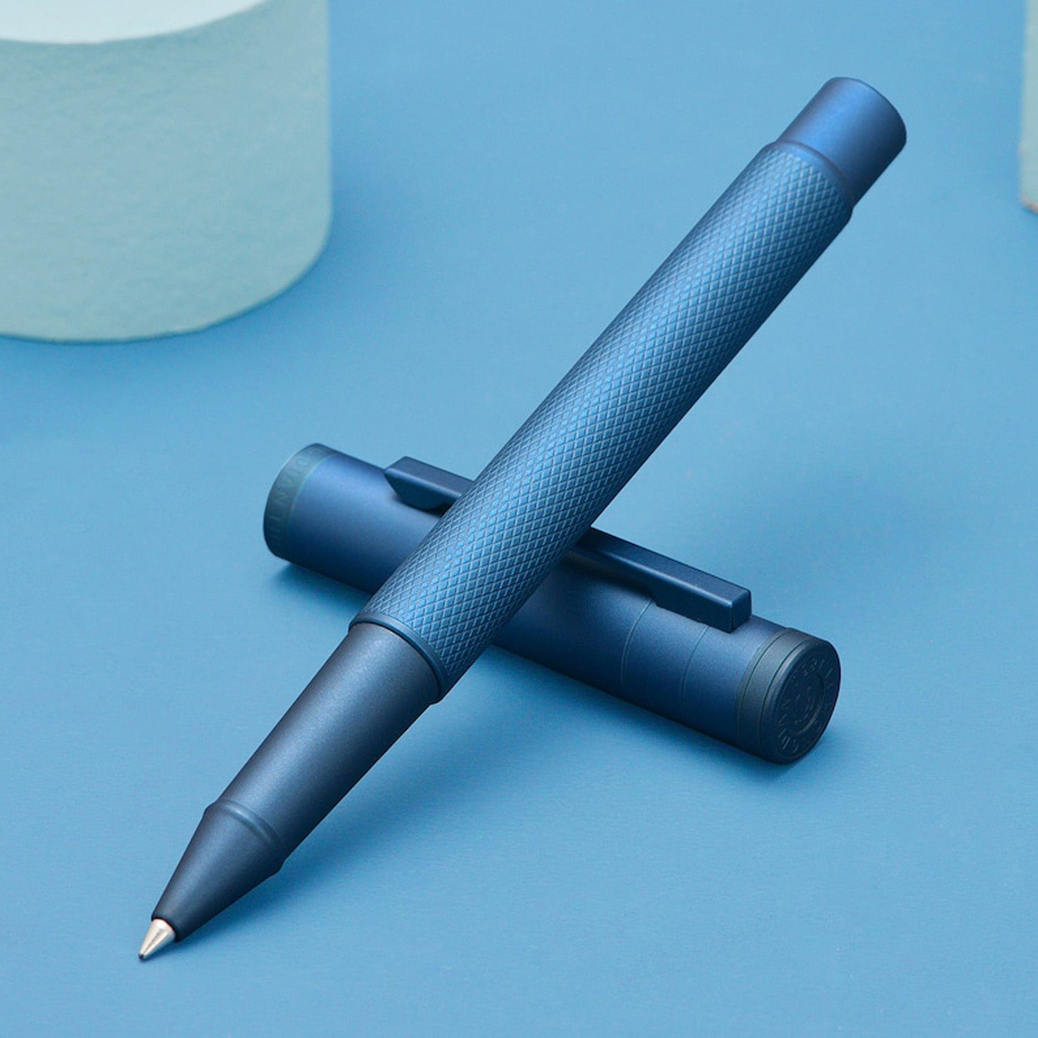 Hongdian 1851 Blue PVD Roller Ball Pen 185101R