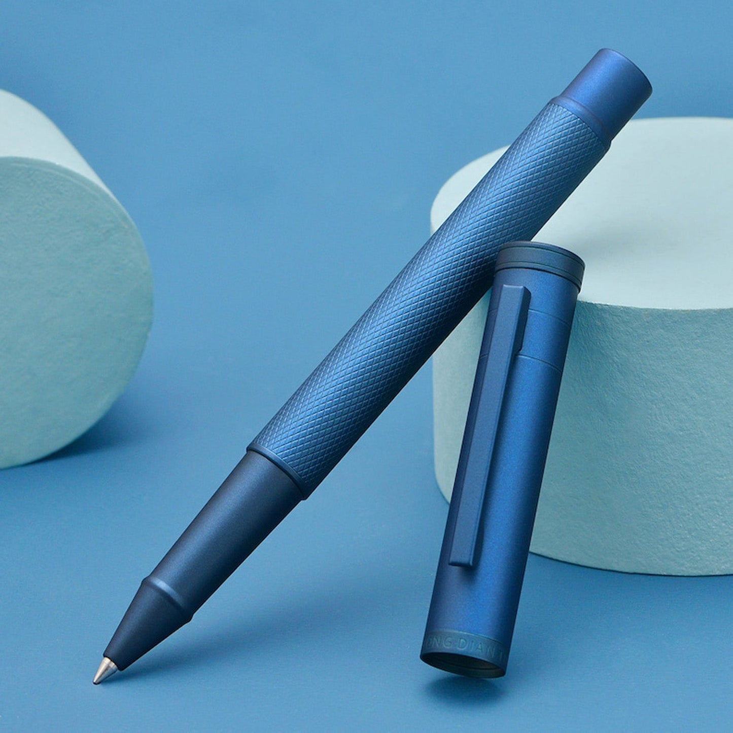 Hongdian 1851 Blue PVD Roller Ball Pen 185101R