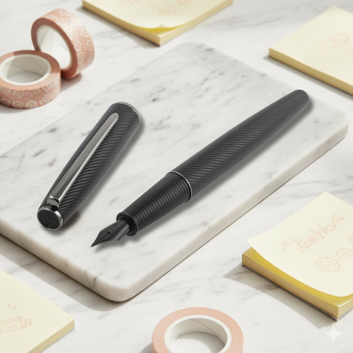 Hongdian A3 Meteor Black Fountain Pen