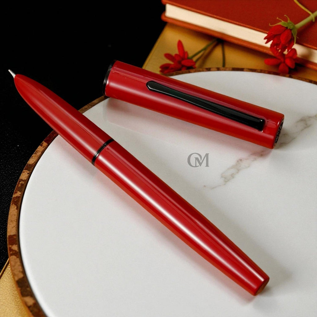 Hongdian C1 Red PVD Fountain Pen