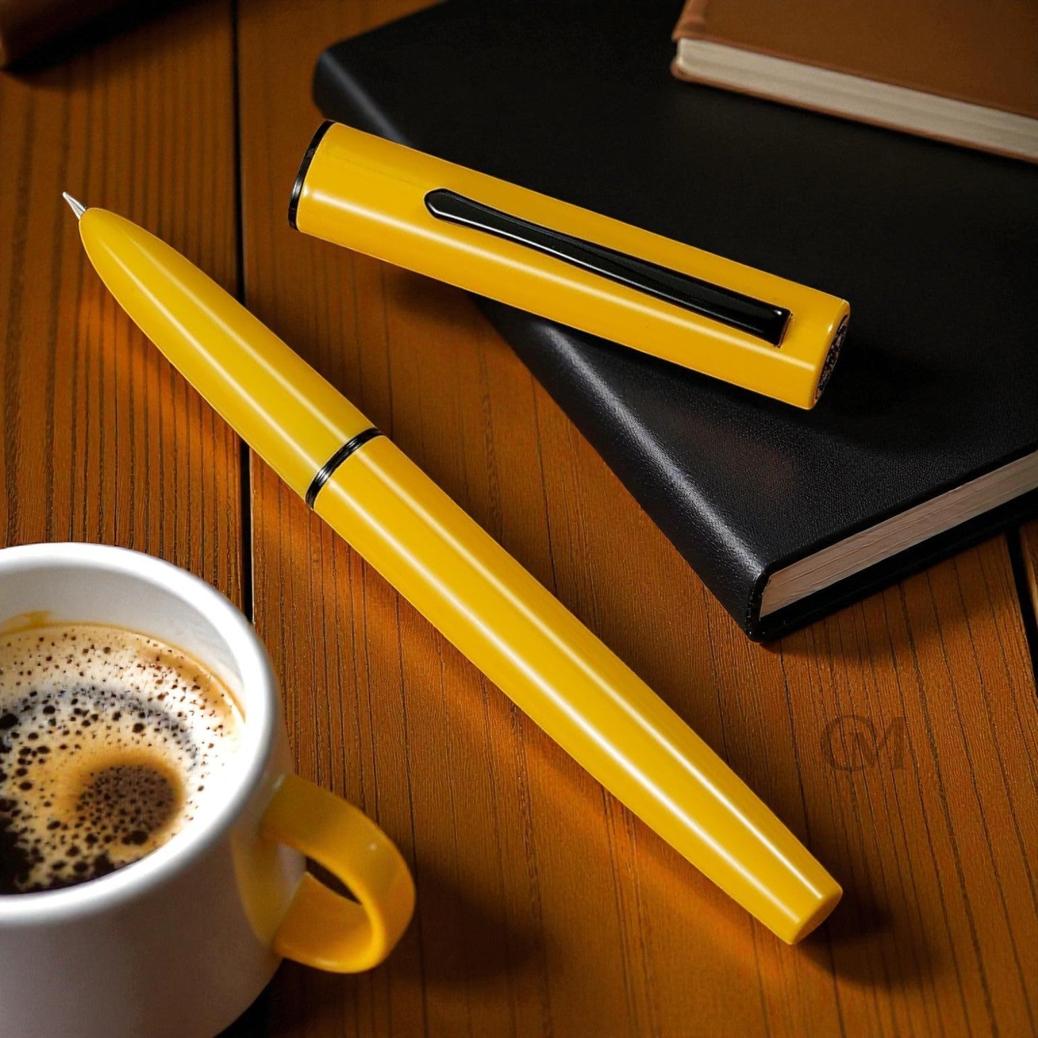 Hongdian C1 Yellow PVD Fountain Pen