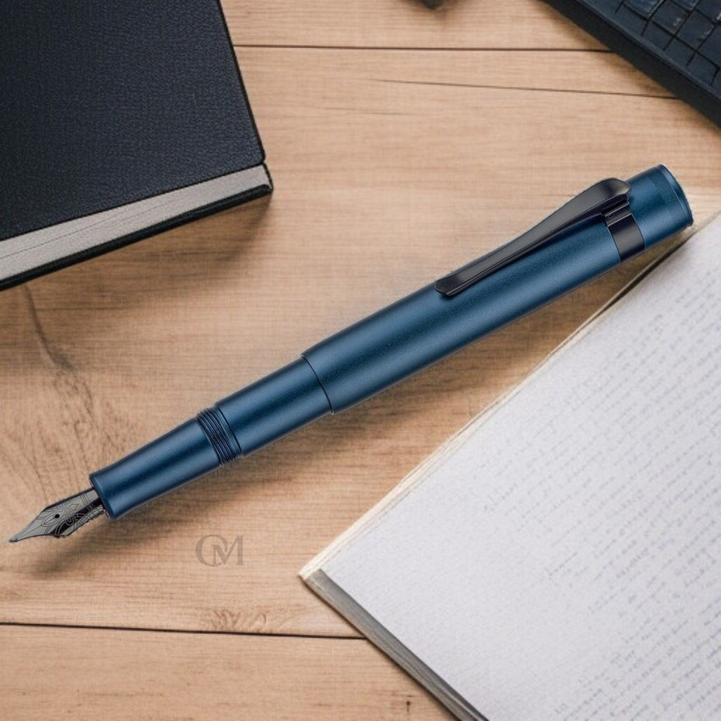 Hongdian M2 Mini Blue PVD Fountain Pen