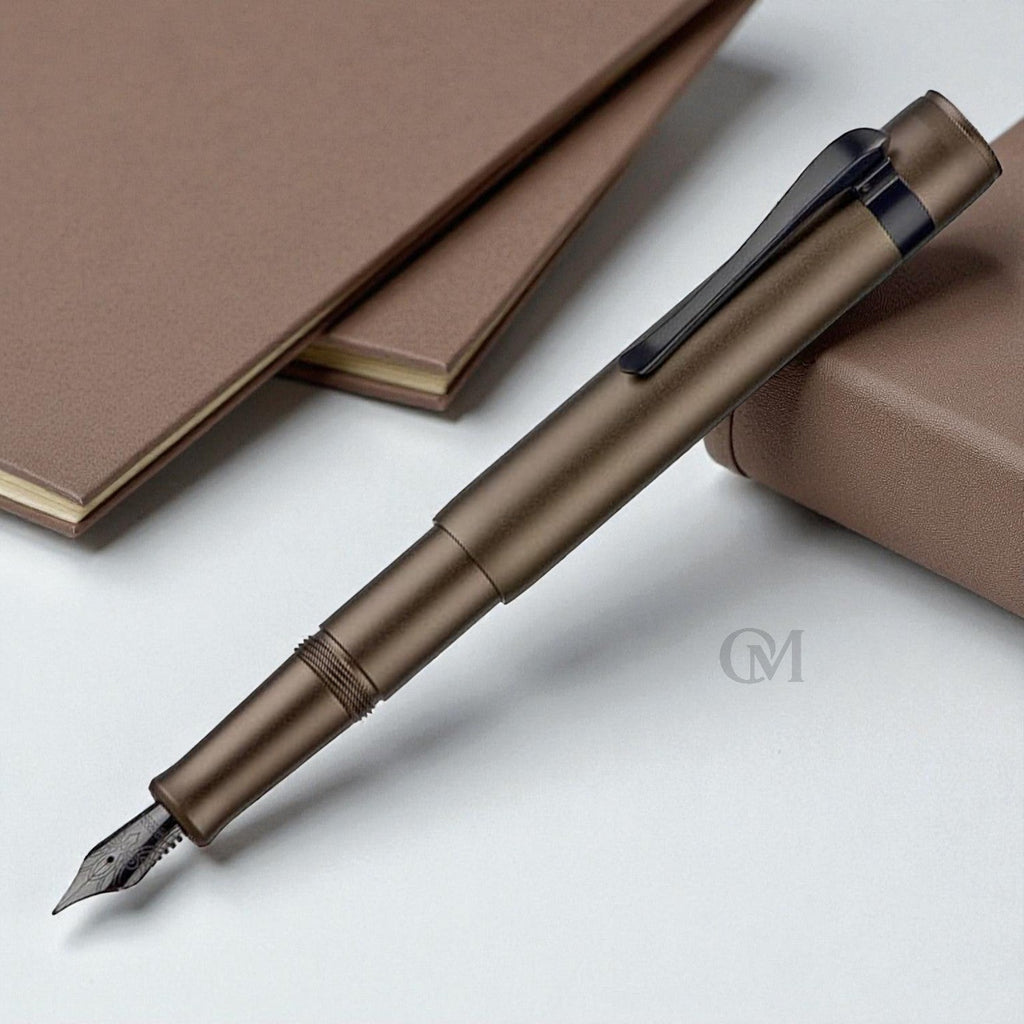 Hongdian M2 Mini Brown PVD Fountain Pen