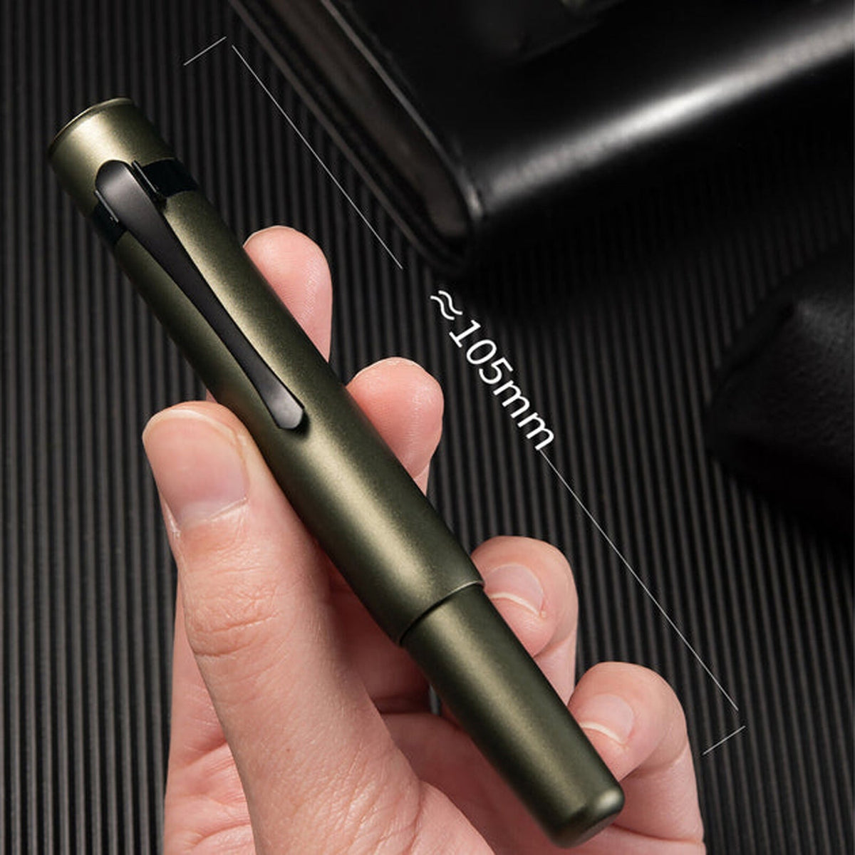 Hongdian M2 Mini Green PVD Fountain Pen
