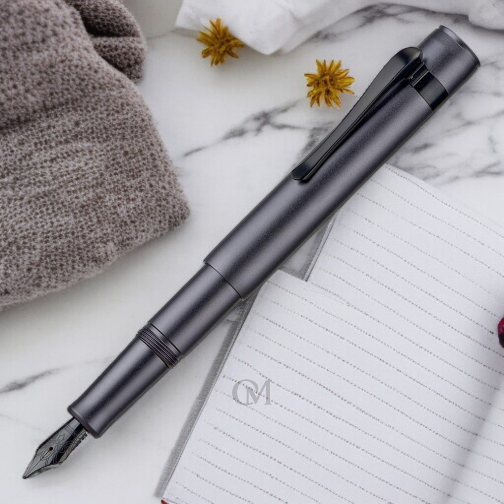 Hongdian M2 Mini Grey PVD Fountain Pen