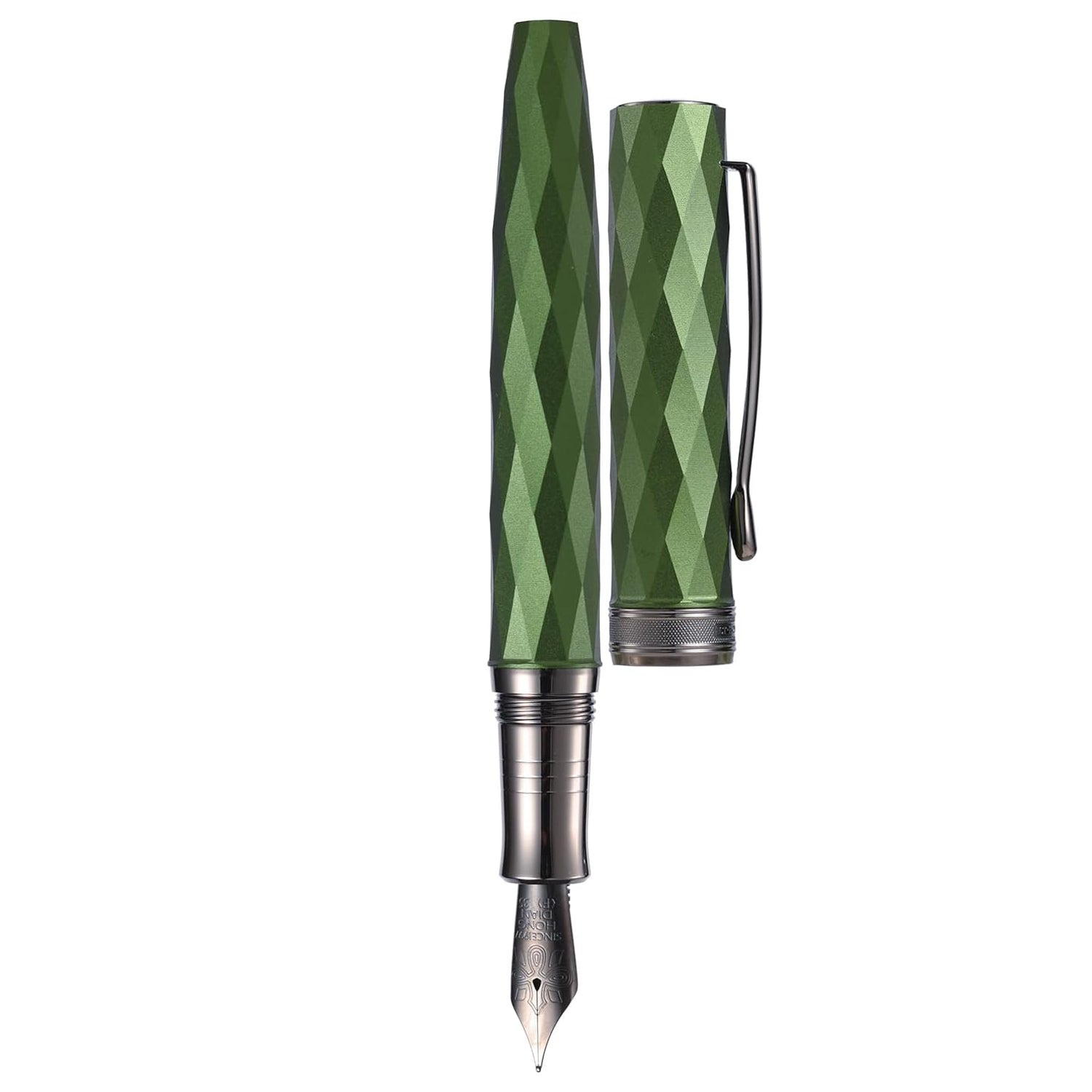 Hongdian N11 Louvre Green RT Fountain Pen