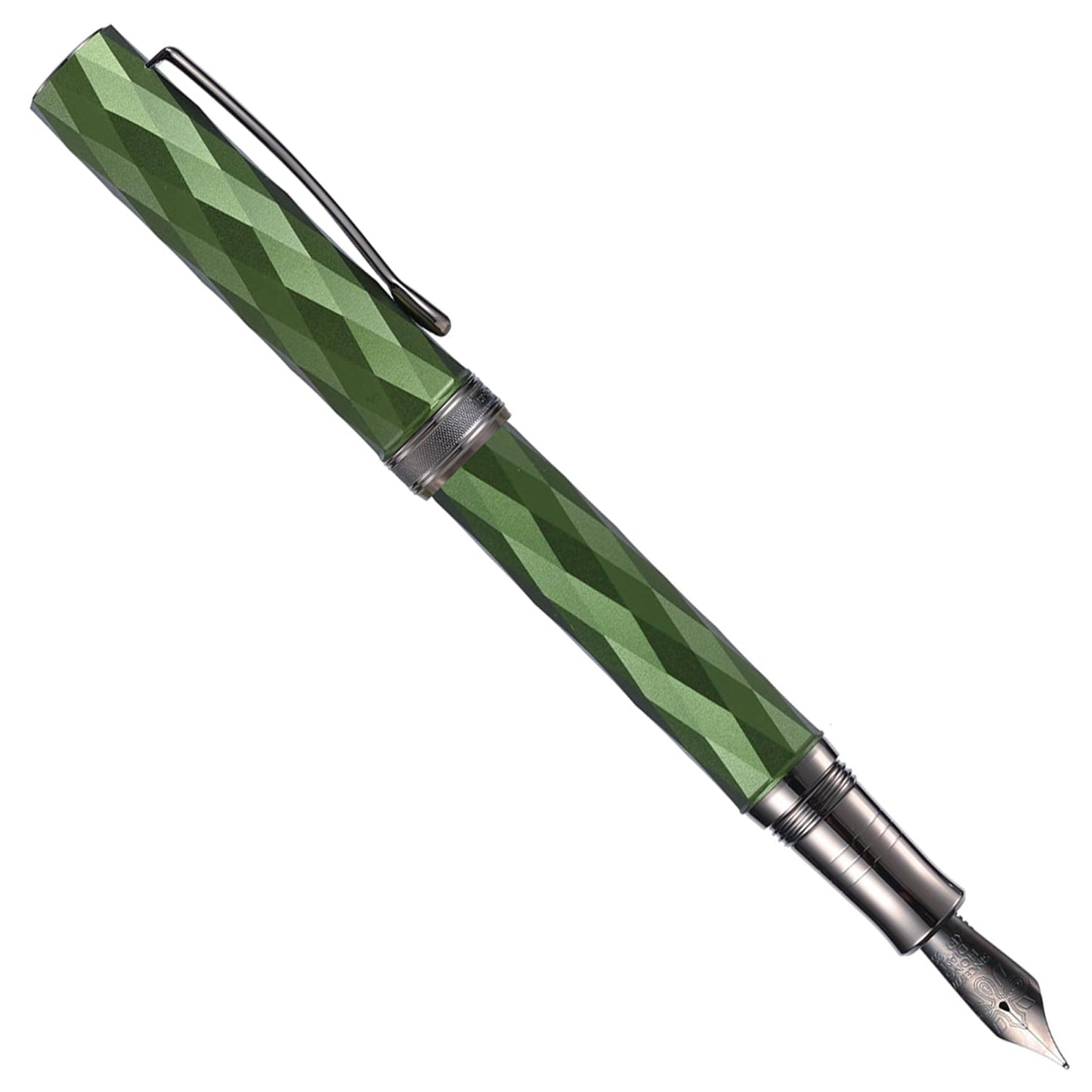 Hongdian N11 Louvre Green RT Fountain Pen