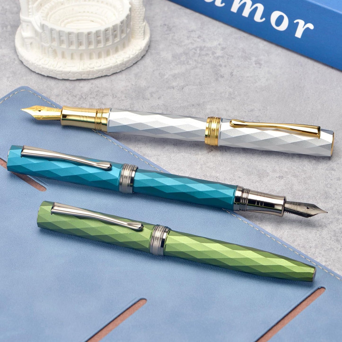 Hongdian N11 Louvre Blue RT Fountain Pen