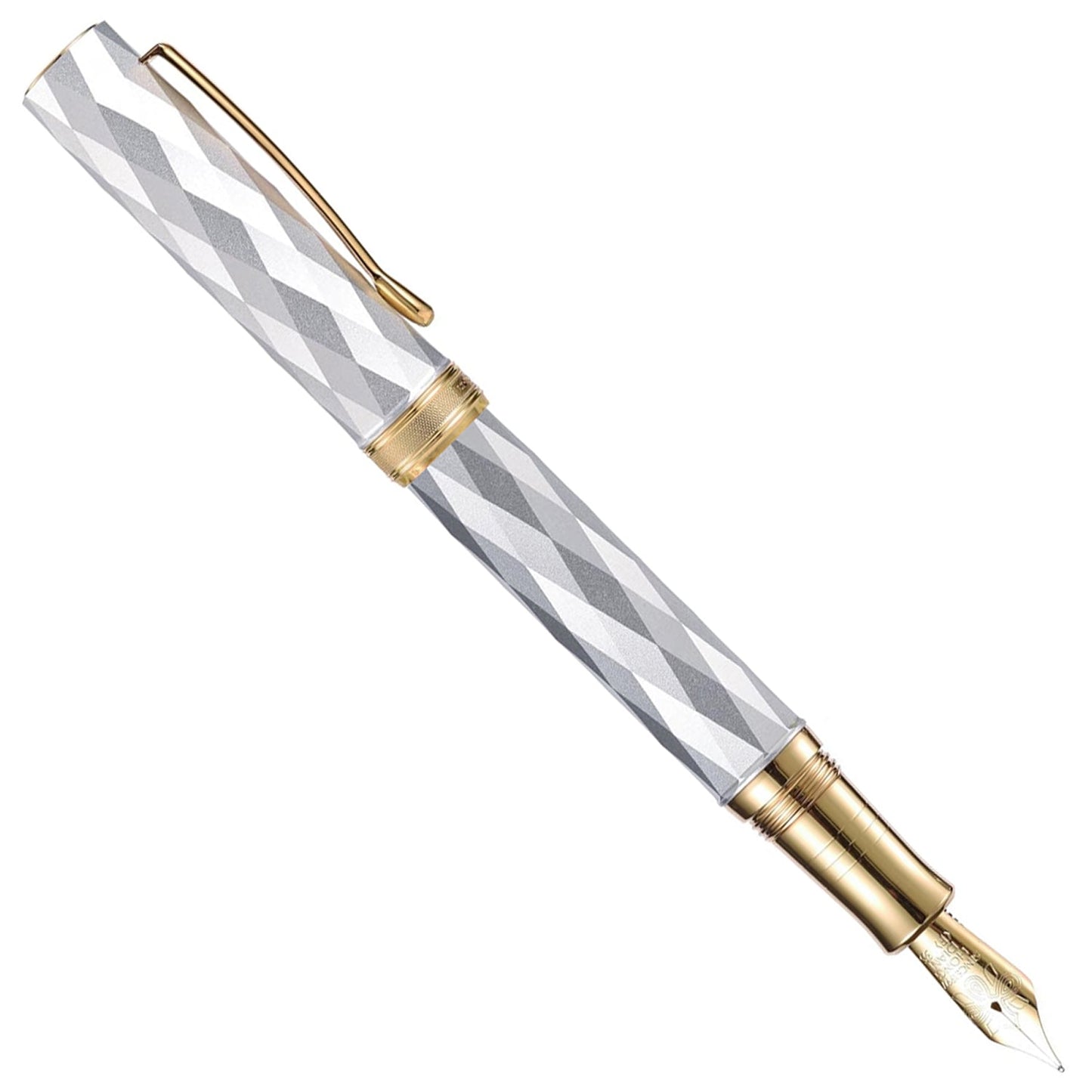 Hongdian N11 Louvre White GT Fountain Pen