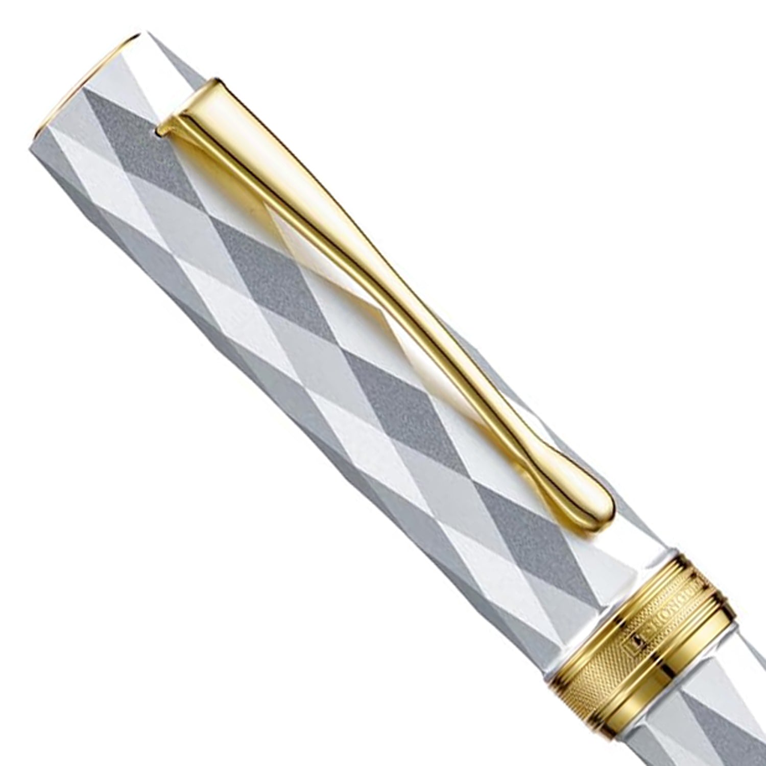 Hongdian N11 Louvre White GT Fountain Pen