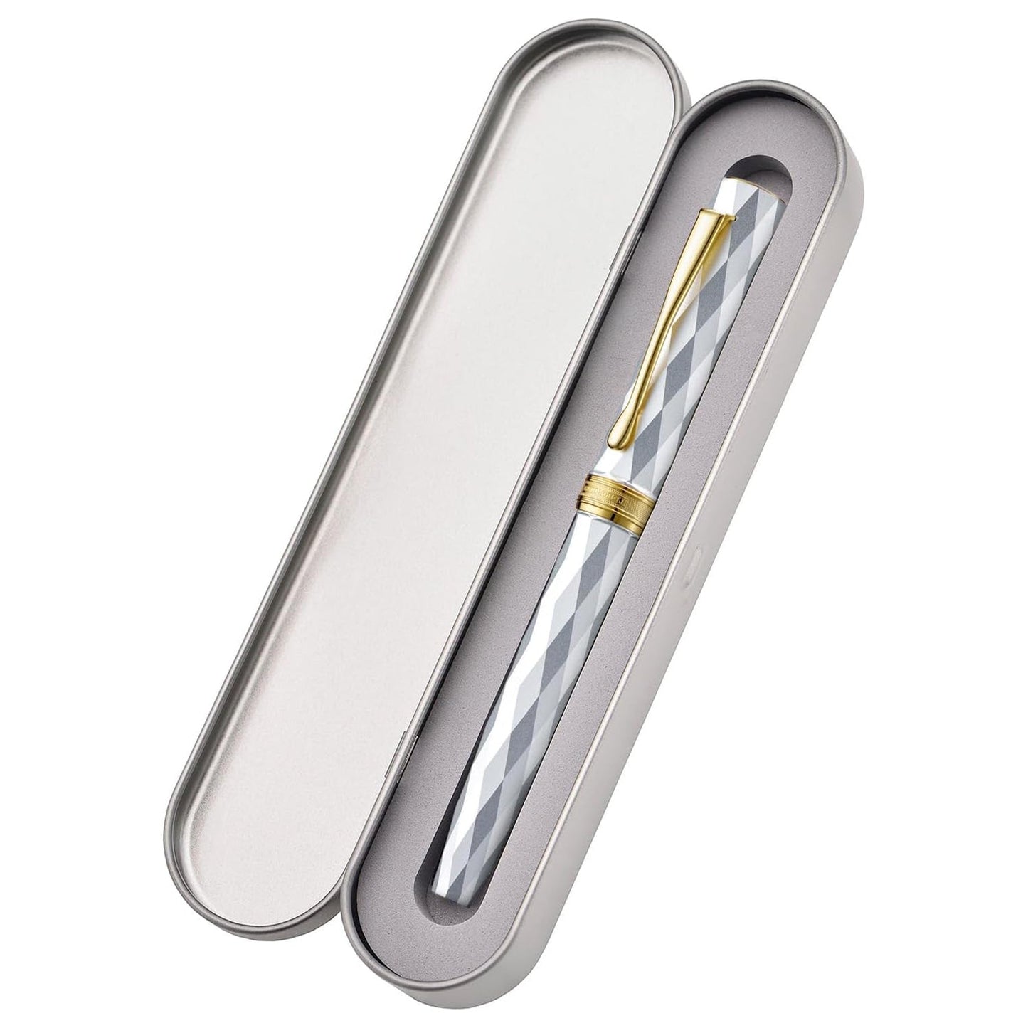 Hongdian N11 Louvre White GT Fountain Pen