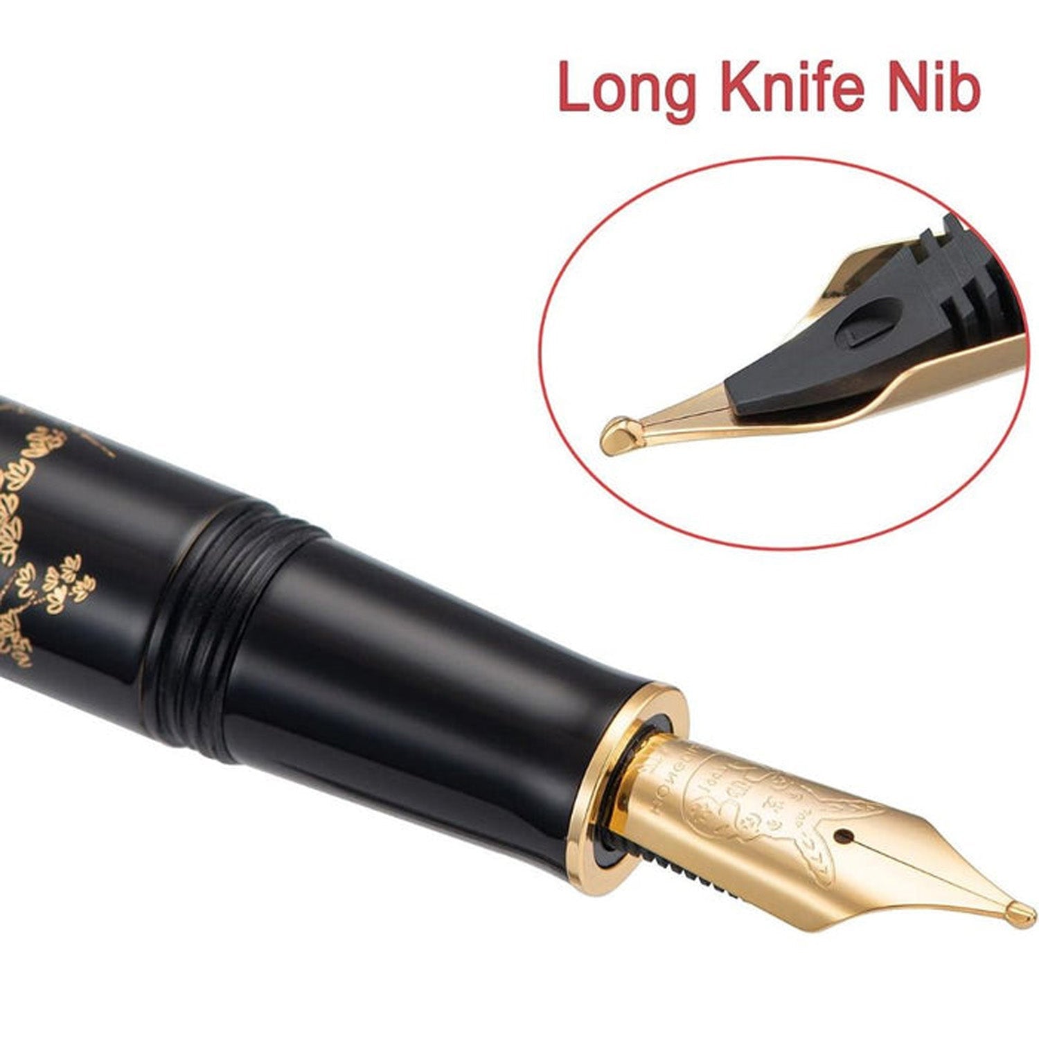 Hongdian N23 Black GT Fountain Pen