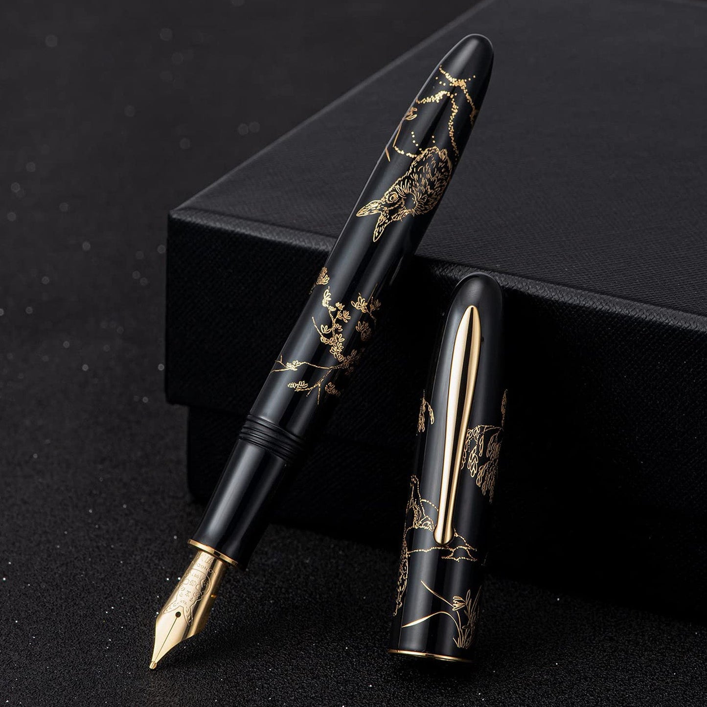 Hongdian N23 Black GT Fountain Pen