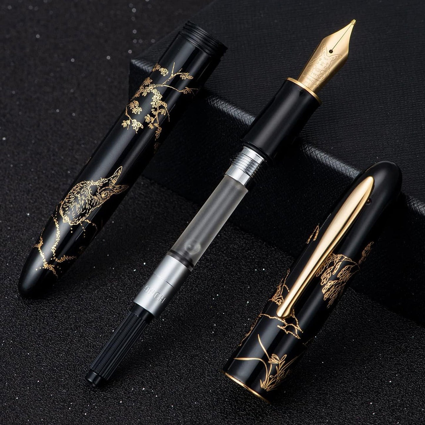 Hongdian N23 Black GT Fountain Pen