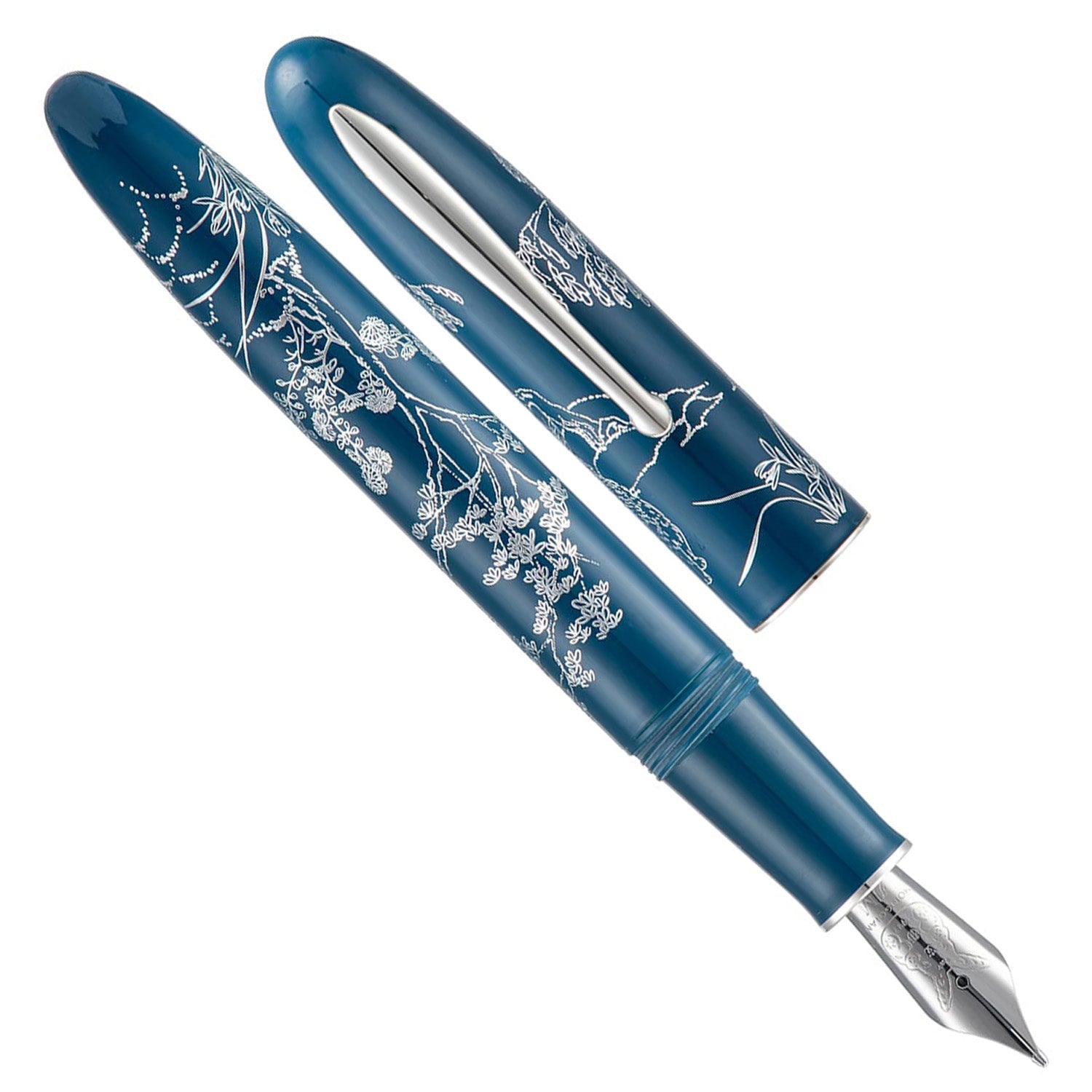 Hongdian N23 Blue CT Fountain Pen